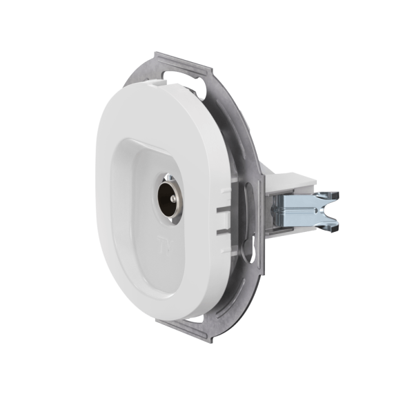 Механизм одиночной антенной TV розетки скрытой установки CADUCEUS ALING EON