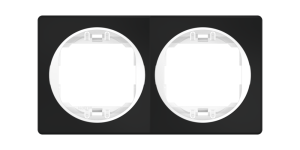 Рамка декоративная CADUCEUS ALING EON, двухместная, горизонтальная
