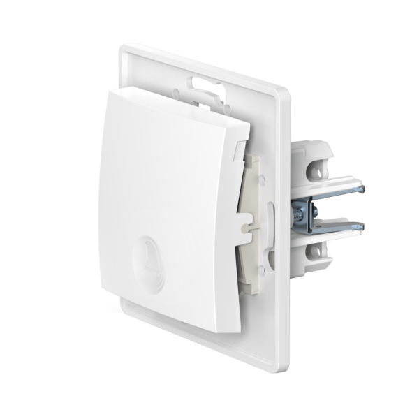 Выключатель скрытой установки CADUCEUS ALING PRESTIGE кнопочный, с символом «Звонок», 10А, 250В~, механизм