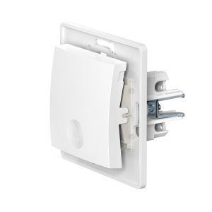 Выключатель скрытой установки CADUCEUS ALING PRESTIGE кнопочный, с символом «Звонок», 10А, 250В~, механизм