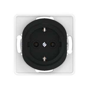Механизм встраиваемой розетки CADUCEUS ALING EON с пластиковым основанием, с заземлением, без шторок, 16А, 250В~