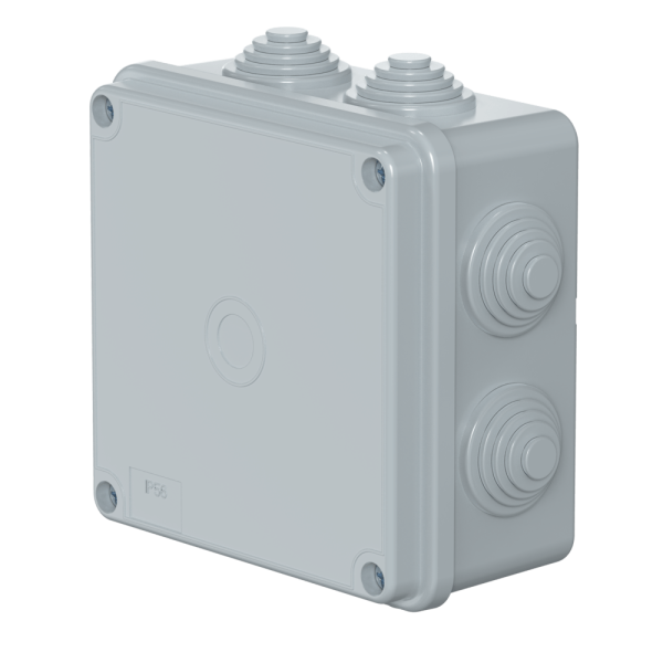 Коробка распределительная в сборе CADUCEUS ALING, 100х100х50, 8 вводов, 500В~, IP56