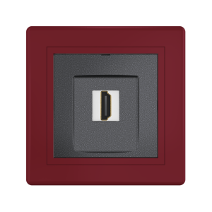 Розетка скрытой установки CADUCEUS ALING PRESTIGE с модулем Keystone HDMI тип A-A