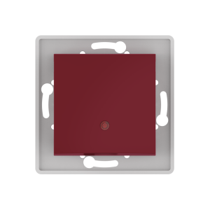 Выключатель скрытой установки CADUCEUS ALING PRESTIGE одноклавишный, перекрёстный, с индикацией, 10АХ, 250В~, механизм