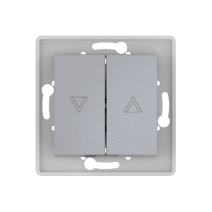 Выключатель скрытой установки CADUCEUS ALING PRESTIGE кнопочный для рольставней/жалюзи, 10А, 250В~, механизм