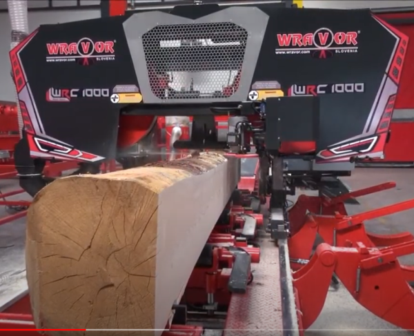 Ленточная пилорама WRAVOR WRC 1000 AC