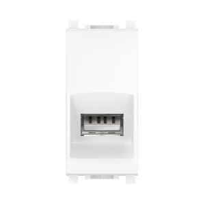 Розетка с модулем Keystone USB 2.0 тип A-A CADUCEUS ALING EXPERIENCE для скрытой проводки