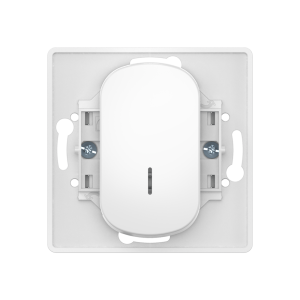 Выключатель скрытой установки одноклавишный CADUCEUS ALING EON с узкой клавишей, проходной, с индикацией, 10АХ, 250В~, механизм