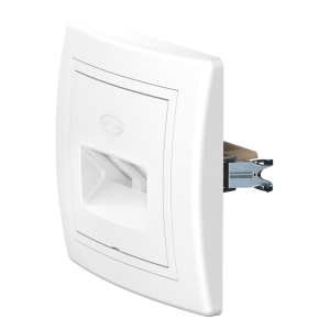 Розетка скрытой установки CADUCEUS ALING PRESTIGE, 2хRJ12 6P2C, двойная, телефонная