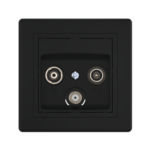 Розетка скрытой установки CADUCEUS ALING PRESTIGE антенная TV/FM/SAT, оконечная