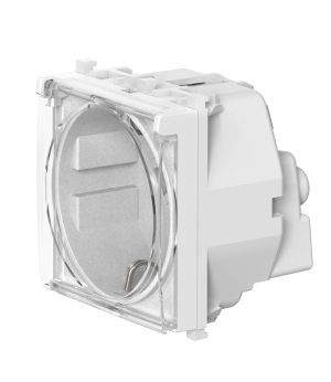 Розетка электрическая антибактериальная CADUCEUS ALING EXPERIENCE для скрытой проводки, модульная, механизм, 16А, 250В~