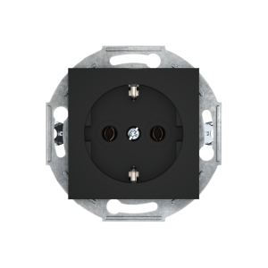 Механизм встраиваемой розетки CADUCEUS ALING PRESTIGE с керамическим основанием, с заземлением, без шторок, 16А, 250В~