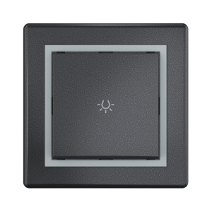 Выключатель скрытой установки CADUCEUS ALING PRESTIGE кнопочный, свет, 10АХ, 250В~