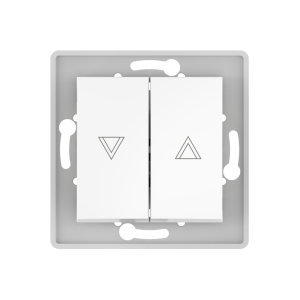 Выключатель скрытой установки CADUCEUS ALING PRESTIGE кнопочный для рольставней/жалюзи, 10А, 250В~, механизм