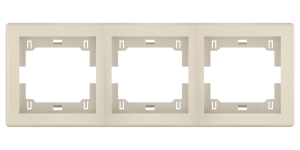 Рамка CADUCEUS ALING PRESTIGE декоративная, трёхместная, горизонтальная