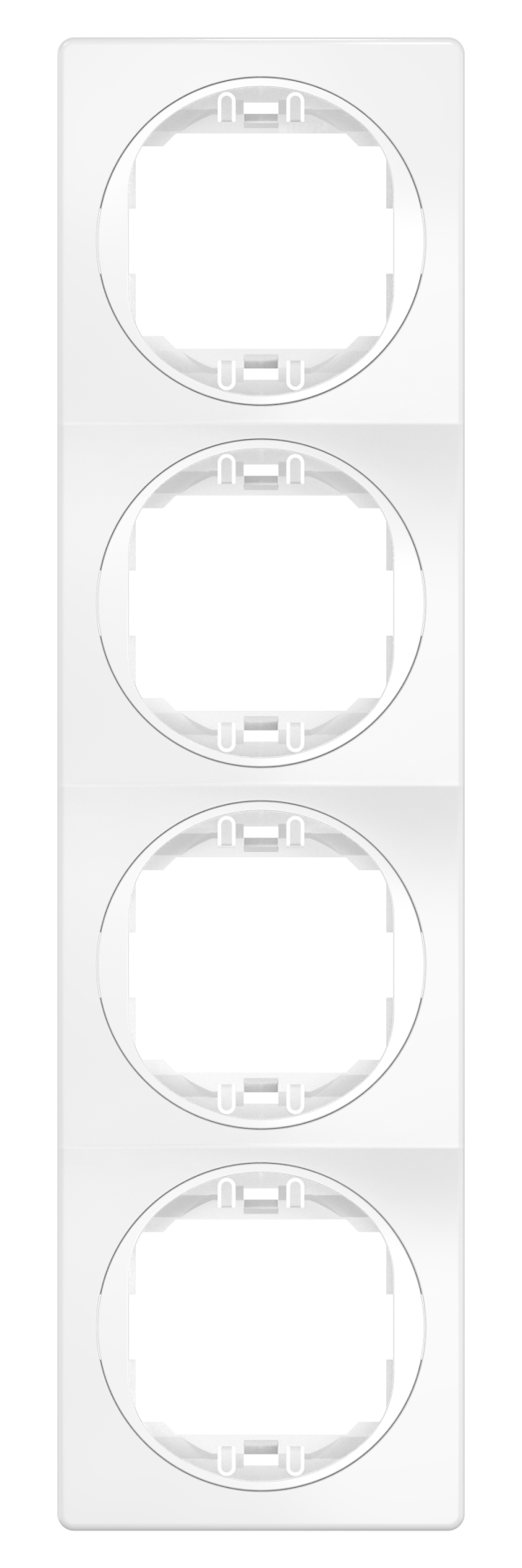 Рамка декоративная CADUCEUS ALING EON, четырёхместная, вертикальная