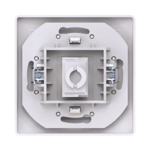 Розетка скрытой установки CADUCEUS ALING PRESTIGE компьютерная с модулем Keystone RJ45 8P8C, cat.6A, S/FTP