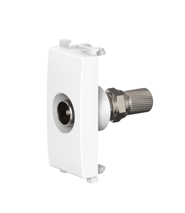 Розетка антенная TV CADUCEUS ALING EXPERIENCE для скрытой проводки, одиночная, модульная