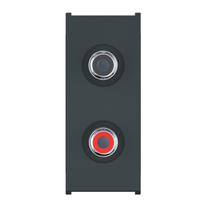 Розетка аудио 2хRCA CADUCEUS ALING MODE для скрытой проводки, механизм