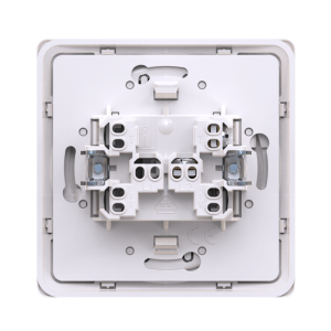 Выключатель скрытой установки CADUCEUS ALING EON, кнопочный, с символом «Звонок», с индикацией, 10А, 250В~