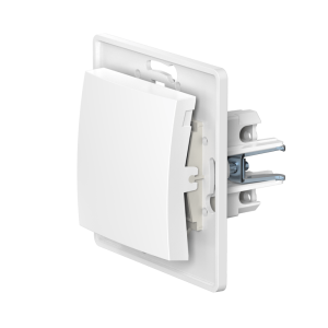 Выключатель скрытой установки CADUCEUS ALING PRESTIGE одноклавишный, проходной, 10АХ, 250В~, механизм