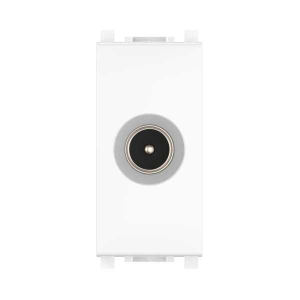 Механизм антенной телевизионной антибактериальной розетки CADUCEUS ALING EXPERIENCE для скрытой проводки, одиночной, модульной