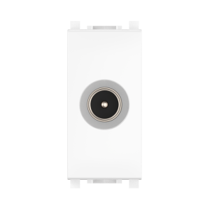 Механизм антенной телевизионной антибактериальной розетки CADUCEUS ALING EXPERIENCE для скрытой проводки, одиночной, модульной