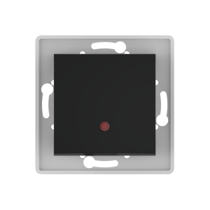 Выключатель скрытой установки CADUCEUS ALING PRESTIGE одноклавишный, проходной, с индикацией, 10АХ, 250В~, механизм
