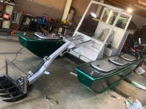 Водный погрузчик/мини-земснаряд/водный комбайн. Водный погрузчик для уборки камыша, ряски, мусора, ила