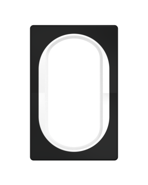 Рамка декоративная CADUCEUS ALING EON, одноместная, для двойной розетки