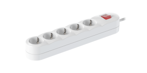 Удлинитель CADUCEUS ALING с выключателем, 5х16А, 250В~ 10м