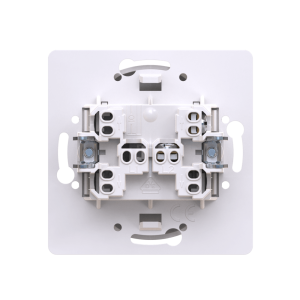 Выключатель скрытой установки CADUCEUS ALING EON, одноклавишный, узкая клавиша, с индикацией, 10АХ, 250В~, механизм