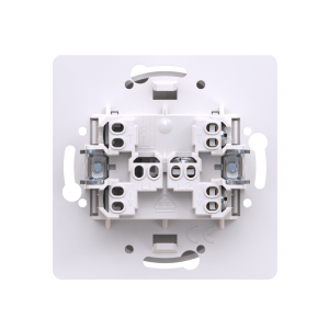 Выключатель скрытой установки одноклавишный CADUCEUS ALING EON с узкой клавишей, проходной, с индикацией, 10АХ, 250В~, механизм