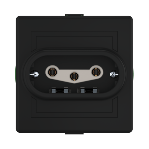 Розетка скрытой установки CADUCEUS ALING PRESTIGE, трёхполюсная, с керамическим основанием, 16А, 440В~