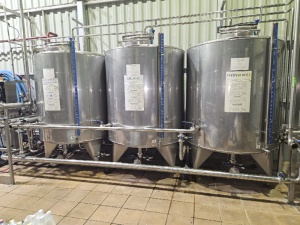 Линия по производству газированных и негазированных напитков на базе прозрачных соков с консервантами, производительностью 10 000л/час