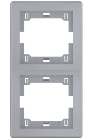 Рамка CADUCEUS ALING PRESTIGE декоративная, двухместная, вертикальная