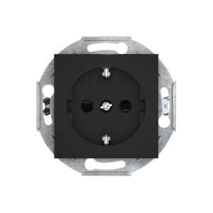 Розетка скрытой установки CADUCEUS ALING PRESTIGE, с заземлением, со шторками, с керамическим основанием, 16А, 250В~, механизм