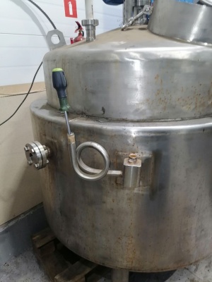 Нержавеющий пищевой котел 600л