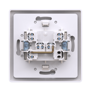 Выключатель скрытой установки CADUCEUS ALING PRESTIGE кнопочный для жалюзи/рольставней, 10А, 250В~