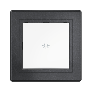 Выключатель скрытой установки CADUCEUS ALING PRESTIGE кнопочный, свет, 10АХ, 250В~