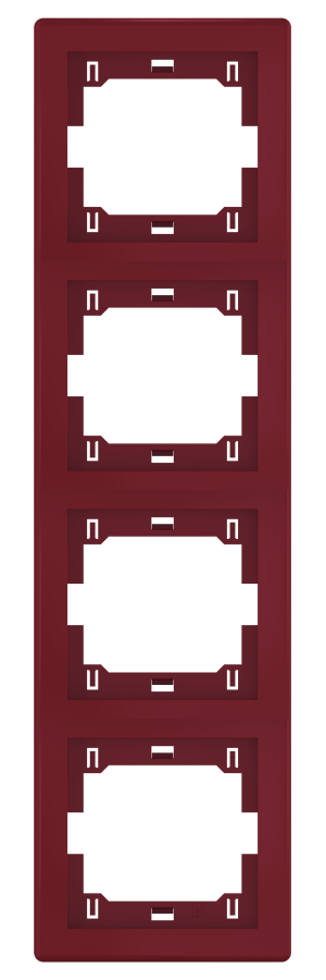 Рамка CADUCEUS ALING PRESTIGE декоративная, четырёхместная, вертикальная