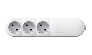 Колодка удлинителя CADUCEUS ALING без выключателя, 3х16А, 250В~