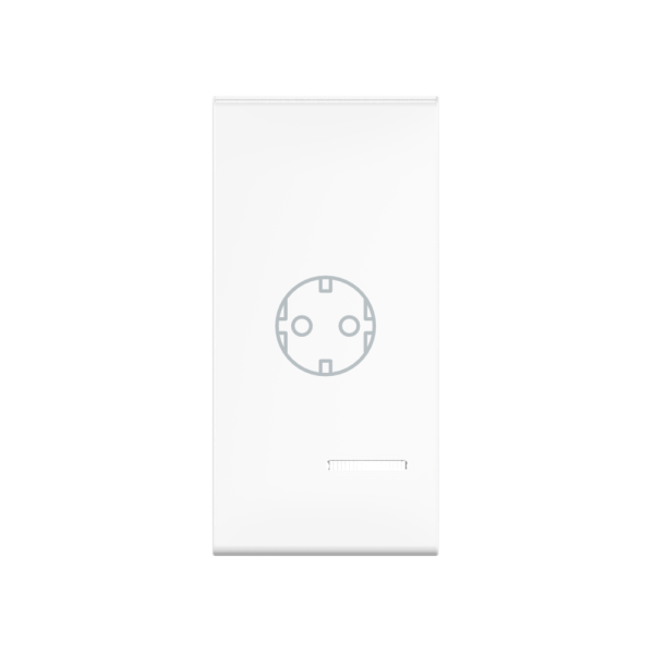 Клавиша CADUCEUS ALING EXPERIENCE, 1М, с символом «розетка», с индикаторным окошком