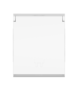 Розетка CADUCEUS ALING MODE электрическая, модульная с крышкой, для скрытой проводки, механизм, 16А, 250 В~