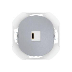 Розетка скрытой установки CADUCEUS ALING EON USB тип С для зарядки 1-го устройства, 3А, 5В=, 250В~, механизм