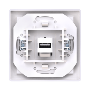 Розетка скрытой установки CADUCEUS ALING PRESTIGE с модулем Keystone USB 2.0 тип А-А, 250В~