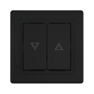 Выключатель скрытой установки CADUCEUS ALING PRESTIGE кнопочный для жалюзи/рольставней, 10А, 250В~