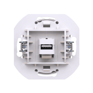 Розетка скрытой установки CADUCEUS ALING EON с модулем Keystone USB 2.0 тип A-A, механизм
