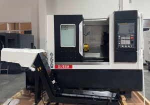 Токарно-фрезерный станок DL55M с ЧПУ Fanuk + программируемая задняя бабка