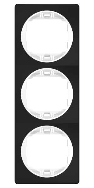Рамка декоративная CADUCEUS ALING EON, трёхместная, вертикальная